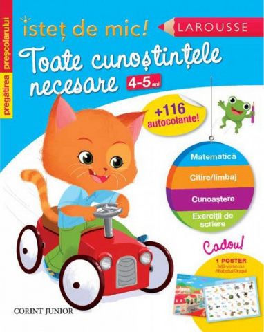 Carti - Istet De Mic! Pregatirea Prescolarului. Toate Cunostintele Necesare 4-5 Ani,  - Editura Corint