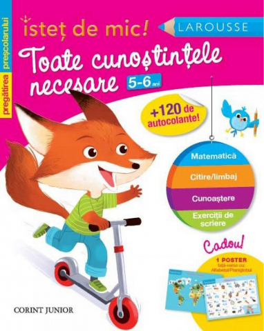 Manuale si auxiliare scolare - Istet De Mic! Pregatirea Prescolarului. Toate Cunostintele Necesare 5-6 Ani,  - Editura Corint