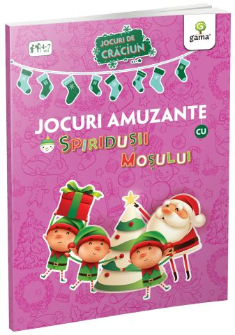 Carti - Jocuri Amuzante Cu Spiridusii Mosului,  - Editura Gama