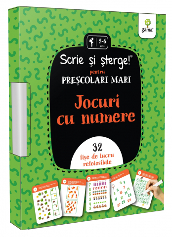 Grupe de varsta - Jocuri Cu Numere - Prescolari Mari,  - Editura Gama