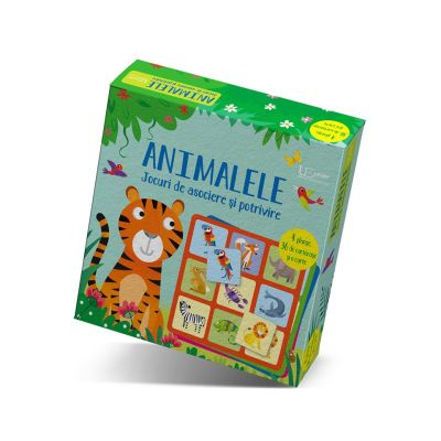 Fictiune pentru copii - Jocuri De Asociere Si Potrivire. Animalele (Usborne),  - Editura Univers Enciclopedic