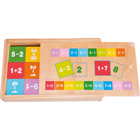 Jucarii - Jucarie Din Lemn - Invatam Matematica, Adunare Si Scadere