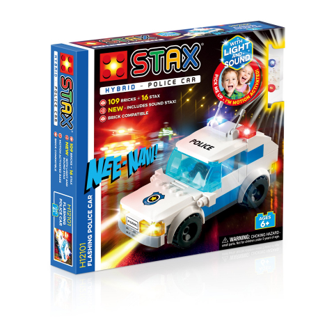Jucarii - Jucarie - Seturi De Constructie Cu Lumini Si Sunete Stax - Masina De Politie