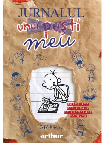 Romane grafice - Jurnalul Unui Pusti. Jurnalul Meu, Jeff Kinney - Editura Art