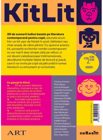 Kitlit: Scenarii Ludice Inspirate De Literatura Contemporana Pentru Copii,   - Editura Art [1]