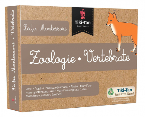 Tiki-Tan - Lectii Montessori - Zoologie. Vertebrate,  - Editura Tiki-Tan