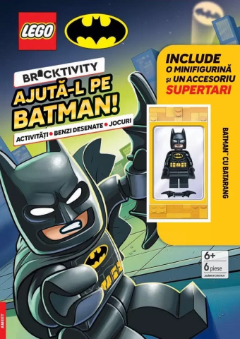Carti educative - Lego Bricktivity + Minifigurină Lego: Ajută-L Pe Batman!,  - Editura DPH