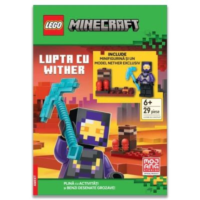 Carti - Lego Minecraft. Lupta Cu Wither. Activitati Si Benzi Desenate,  - Editura DPH