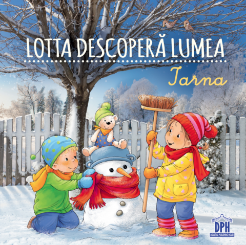 Carti de colorat - Lotta Descopera Lumea - Iarna, Sandra Grimm - Editura DPH