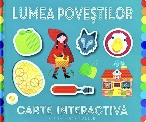 Carti de colorat - Lumea Povestilor Carte Interactiva, - Editura Flamingo