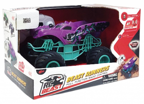 Jucarii - MASINUTA TELE.BIG FOOT 1/24,19CM,DIV CUL