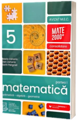 Carti - Mate Consolidare. Cls. V. Partea I. 2026-2027 (Zaharia). Format Nou, Maria Zaharia - Editura Paralela 45