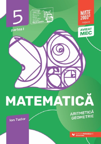 Carti - Mate Initiere. Cls. V. Partea I. 2025-2026, Ion Tudor - Editura Paralela 45