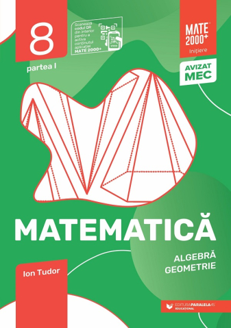 Carti educative - Mate Initiere. Cls. Viii. Partea I. 2025-2026, Ion Tudor - Editura Paralela 45