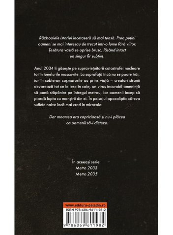 Metro 2034, Dmitri A. Gluhovski - Editura Art [1]