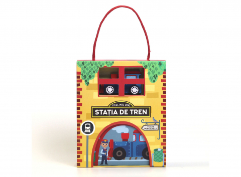 Jocuri educative - Micul Meu Oras -Statia De Tren, - Editura Kreativ