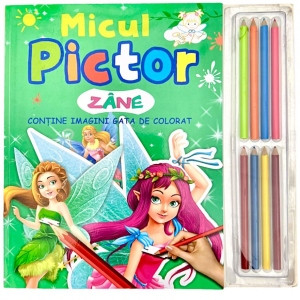 Grupe de varsta - Micul Pictor Zane Cu Creioane De Colorat,  - Editura Flamingo