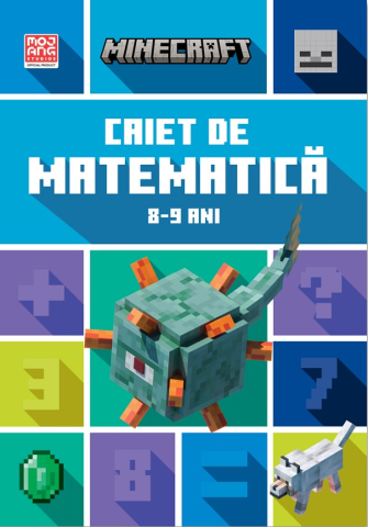 Carti - Minecraft - Caiet De Matematica 8-9 Ani, Dan Lipscombe, Brad Thompson - Editura DPH