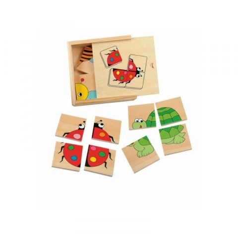 Puzzle - Mini Puzzle In Cutie De Lemn