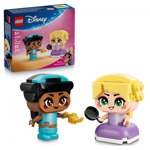 Jucarii - MINIPRINT.JASMINE SI RAPUNZEL LEGO43303