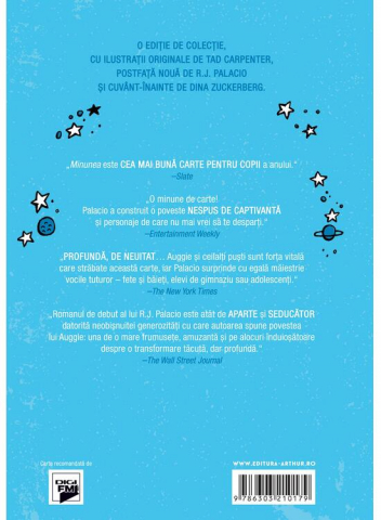 Minunea [Editie Ilustrata], R.J. Palacio - Editura Art [1]