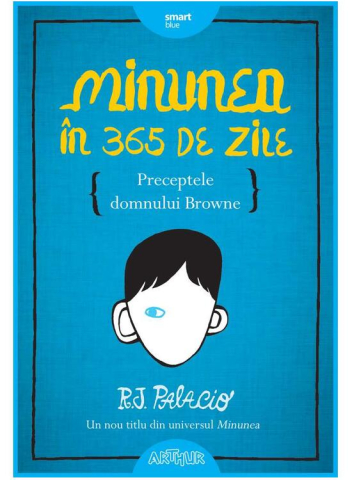 Fictiune pentru copii - Minunea In 365 De Zile, R.J. Palacio - Editura Art