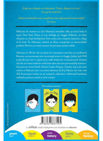 Minunea In 365 De Zile, R.J. Palacio - Editura Art [1]