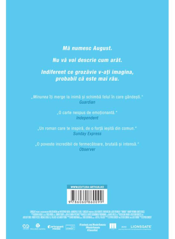 Minunea, R.J. Palacio - Editura Art [1]