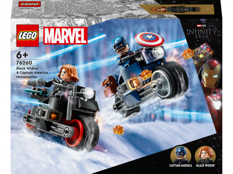 MOTO.BLACK WIDOW&C. AMERICA, LEGO 76260 [5]