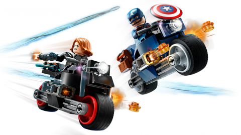 MOTO.BLACK WIDOW&C. AMERICA, LEGO 76260 [4]