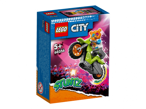 Seturi de constructie - MOTO. DE CASCADORIE CU URS, LEGO 60356