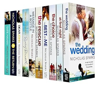 Grupe de varsta - Nicholas Sparks Collection 10 Books Set (The Wedding, At First Sight, The Choice, The Best Of Me, The Rescue, Message In A Bottle, Every Breath, Dear John, The Return, Safe Haven),Nicholas Sparks - Ed