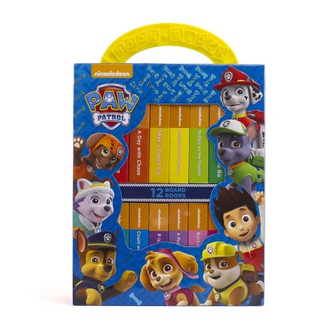 3-5 ani - Nickelodeon Paw Patrol My First Library Board Book Block 12 Book Set,Editors Of Phoenix International Publications  - Editura PI Kids