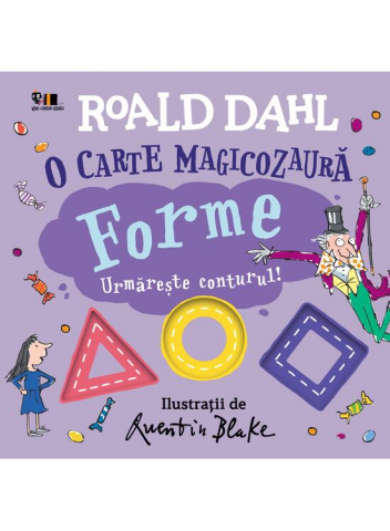 3-5 ani - O Carte Magicozaura. Forme. Urmareste Conturul!, Roald Dahl - Editura Art