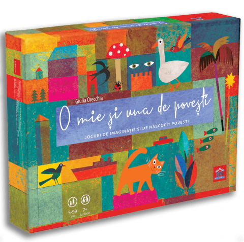 6-8 ani - O Mie Si Una De Povesti - Jocuri De Imaginatie Si De Nascocit Povesti,  Giulia Orecchia - Editura DPH