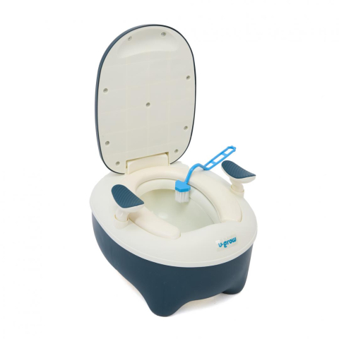 Igiena si ingrijire - Olita cu manere, albastra, U-Grow