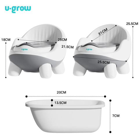 Olita cu spatar ergonomic, U-Grow [1]