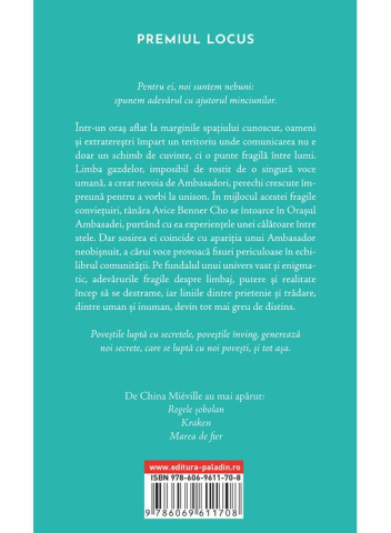 Orasul Ambasadei, China Miéville - Editura Art [1]