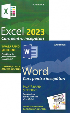 Edituri - Pachet Excel 2023. Curs Pentru Incepatori + Word. Curs Pentru Incepatori, Vlad Tudor - Editura Astro