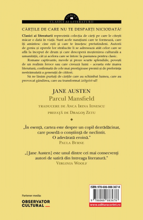 Parcul Mansfield, Jane Austen - Editura Corint [1]