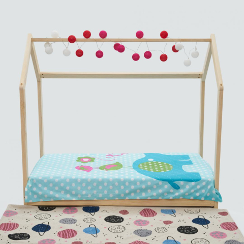 Pat casuta, natur, 140X70, U-Grow [3]