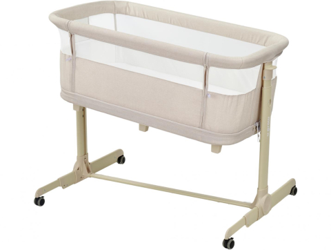 Patut 2 in 1, co-sleeper si tarc de joaca, bej, U-Grow [2]