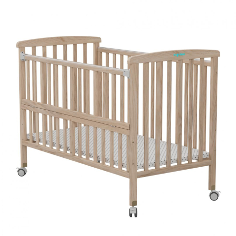 Baby - Patut din lemn bebe, 120x60,natur,U-Grow