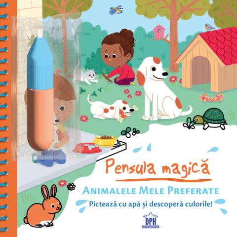 Carti de colorat - Pensula Magica - Animalele Mele Preferate, Stephanie Couturier - Editura DPH