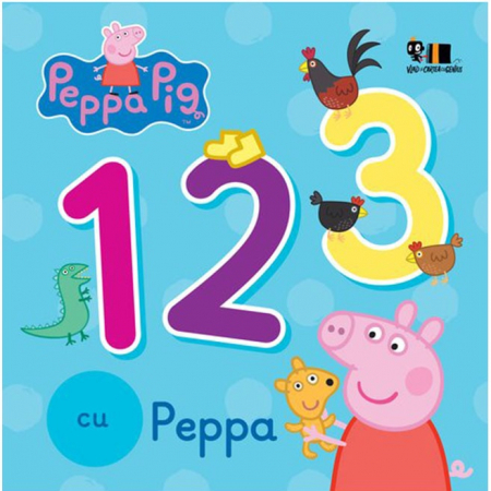 Carti - Peppa Pig: 123 Cu Peppa, Neville Astley, Mark Baker - Editura Art