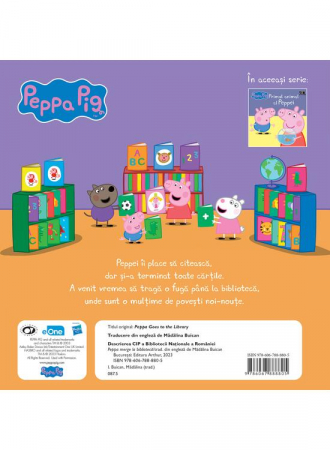 Peppa Pig:  Peppa Merge La Biblioteca, Neville Astley, Mark Baker - Editura Art [1]