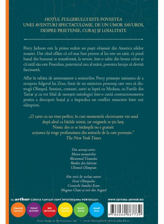 Percy Jackson 1: Hotul Fulgerului, Rick Riordan - Editura Art [1]