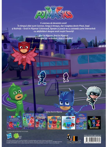 Pjmasks: Puterea Celor Trei Eroi In Pijama!,   - Editura Art [1]