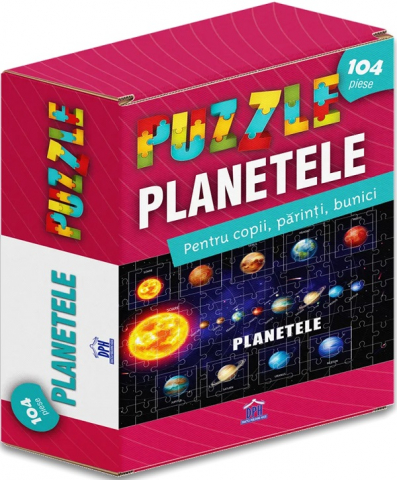 6-8 ani - Planetele - Puzzle,  - Editura DPH