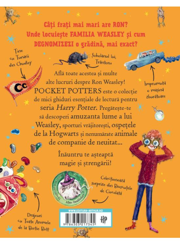 Pocket Potters. Ghiduri Pentru Seria Harry Potter De J.K. Rowlling: Ron Weasley, J.K. Rowling - Editura Art [1]